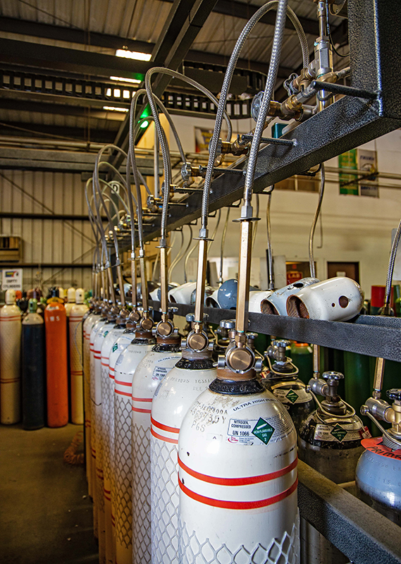 gas cylinders
